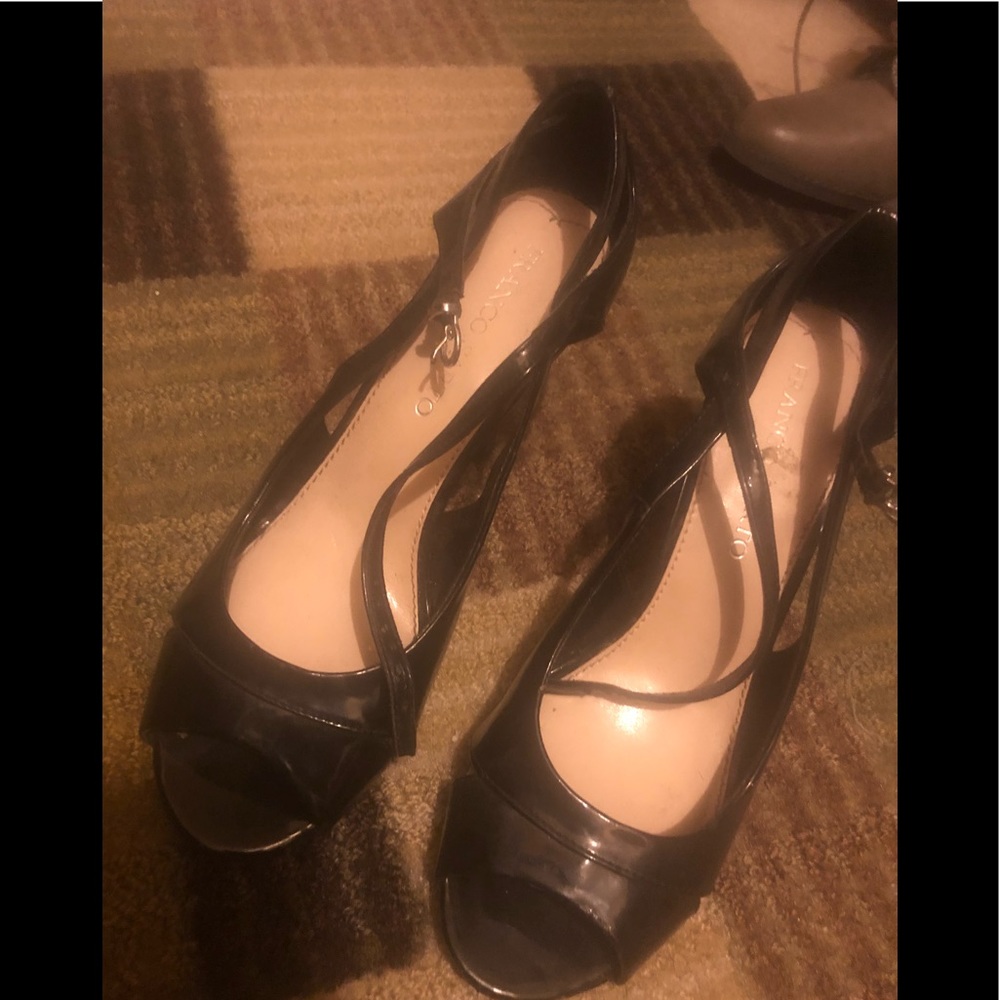 Franco Sarto Black heels shoes in great condition